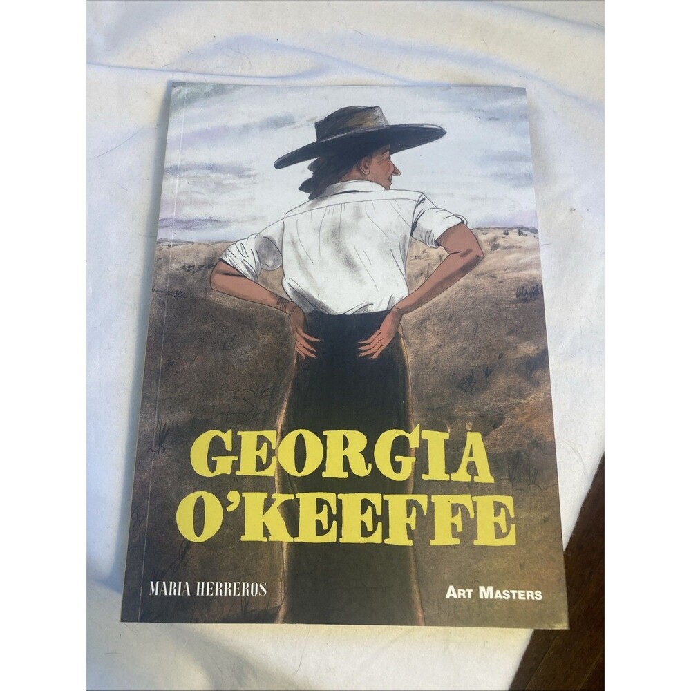 Georgia O'Keeffe A Graphic Biography Cartoon Comic Book Novel Maria Herreros